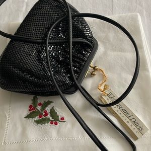 Small black evening purse